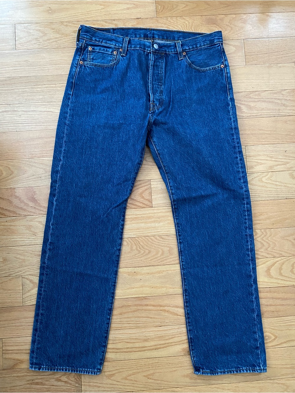 Levi's Men's Deep Blue Straight Jeans